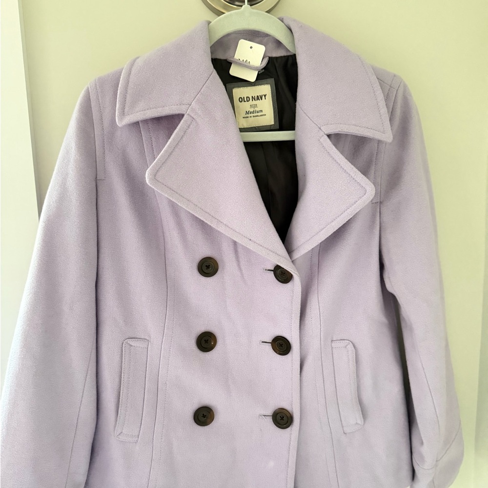 Old Navy Women's Lavender Peacoat
